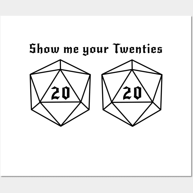 Show Me Your Twenties! Wall Art by Myowu